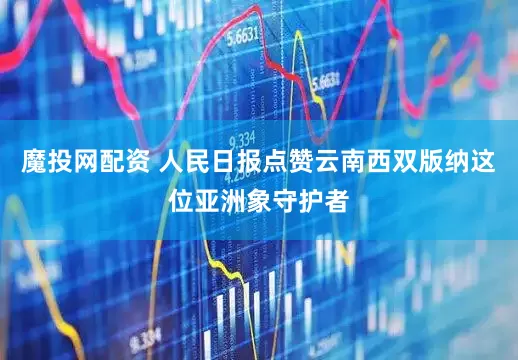 魔投网配资 人民日报点赞云南西双版纳这位亚洲象守护者